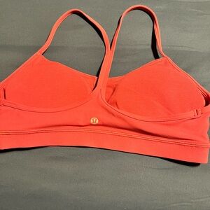Flow Y Nulu Bra by Lululemon Athletica Vibrant Red Sports Bra 12